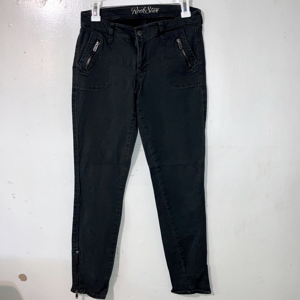 Vintage ROCK STAR Jeans, deep olive, size 4
